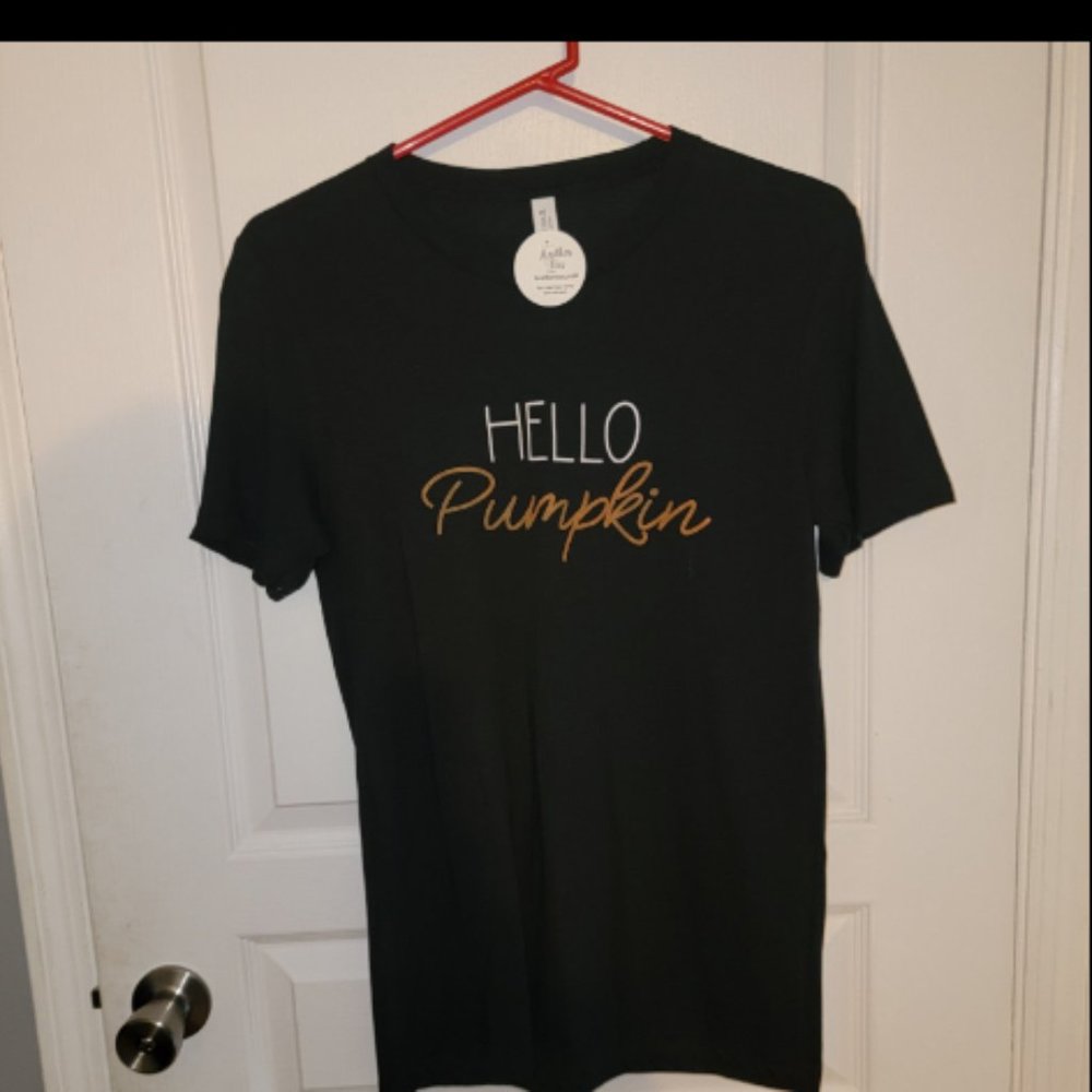 Hello Pumpkin Women's Small Shirt Bella + Canvas New w/ Tags!